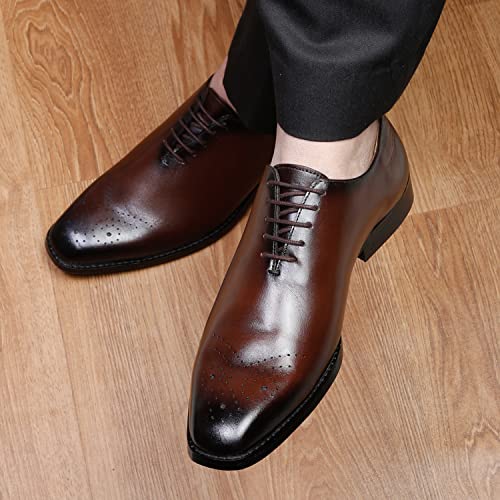 LOUIS STITCH Egyptian Crust Leather Whole Cut Derby Formal Shoes