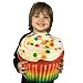 Cupcake Novelty Food Throw Pillows Lifelike Designs - Easy to Clean