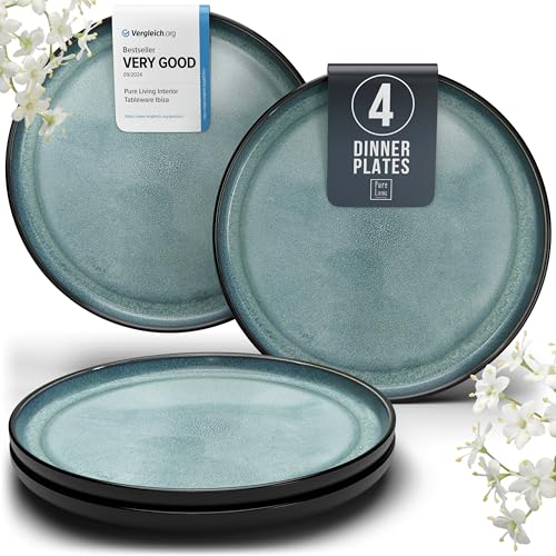 Stoneware dinner plates set 4 pcs – 10.2