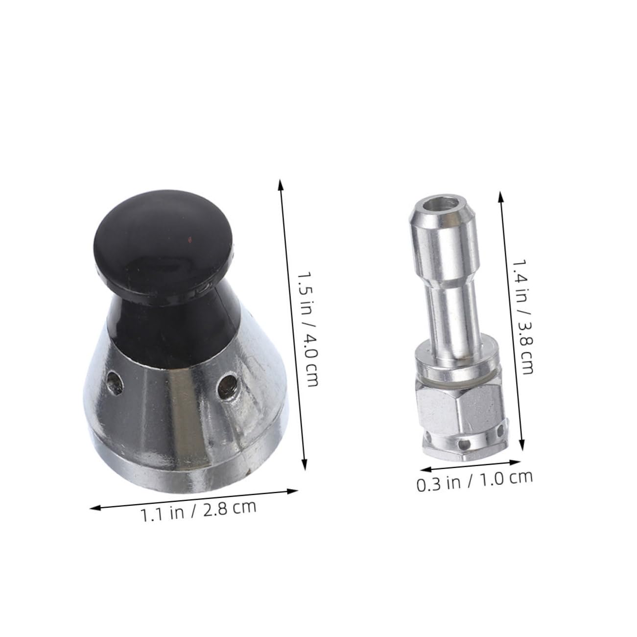 Cabilock 2 Sets High Pressure Cooker Safety Valve Metal Limiting Weight Relief Jigger with Exhaust Rod Pressure Cooker Parts Replacement for Enhanced Cooking Efficiency