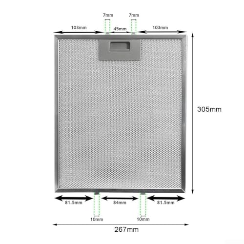 Filtre pour hotte de cuisiniere metallique et durable pour evacuation saine - 8