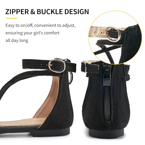 Girls Dress Shoes Flats: Little Kid Princess Wedding Party Ballet Flat - School Shoe for Girl4