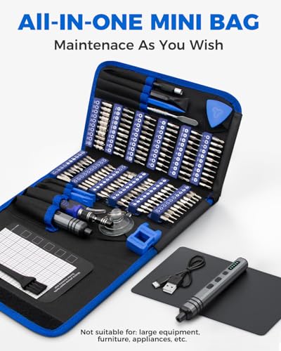 UnaMela 140-IN-1 Mini Electric Screwdriver