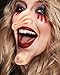 Libima 2 Pcs Halloween Witch Nose and Chin Prosthetic Set Halloween Costume Latex Witch Costume Accessories Latex Prosthetic Set