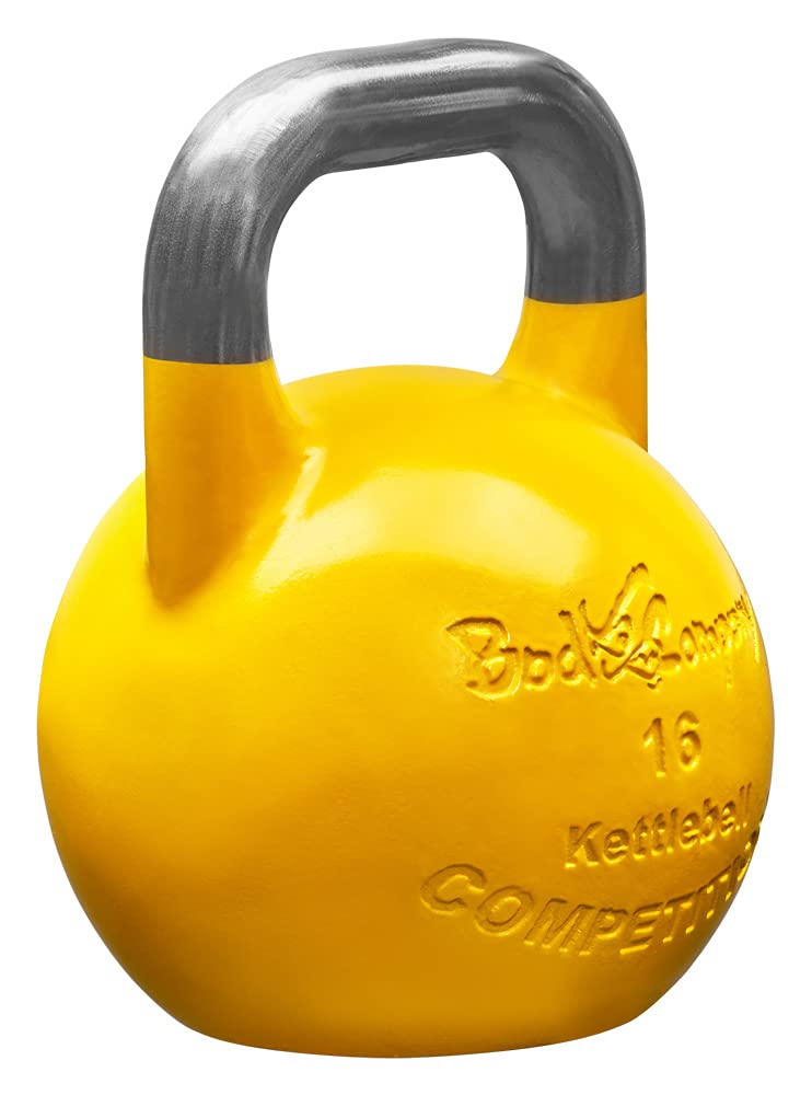 Bad Company Kettlebell in Acciaio per Uso agonistico I Peso a Sfera con Manico I Diverse Varianti di Peso Definite per Colore I da 8 a 40 kg