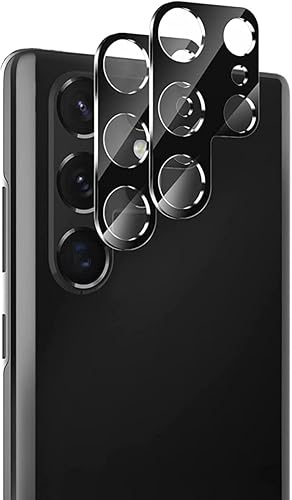 SaharaCase ZeroDamage FlexiGlass - Protector de lente de cámara HD (2 unidades) para Samsung Galaxy S22 Ultra de 6.8 pulgadas (2022), antiarañazos y