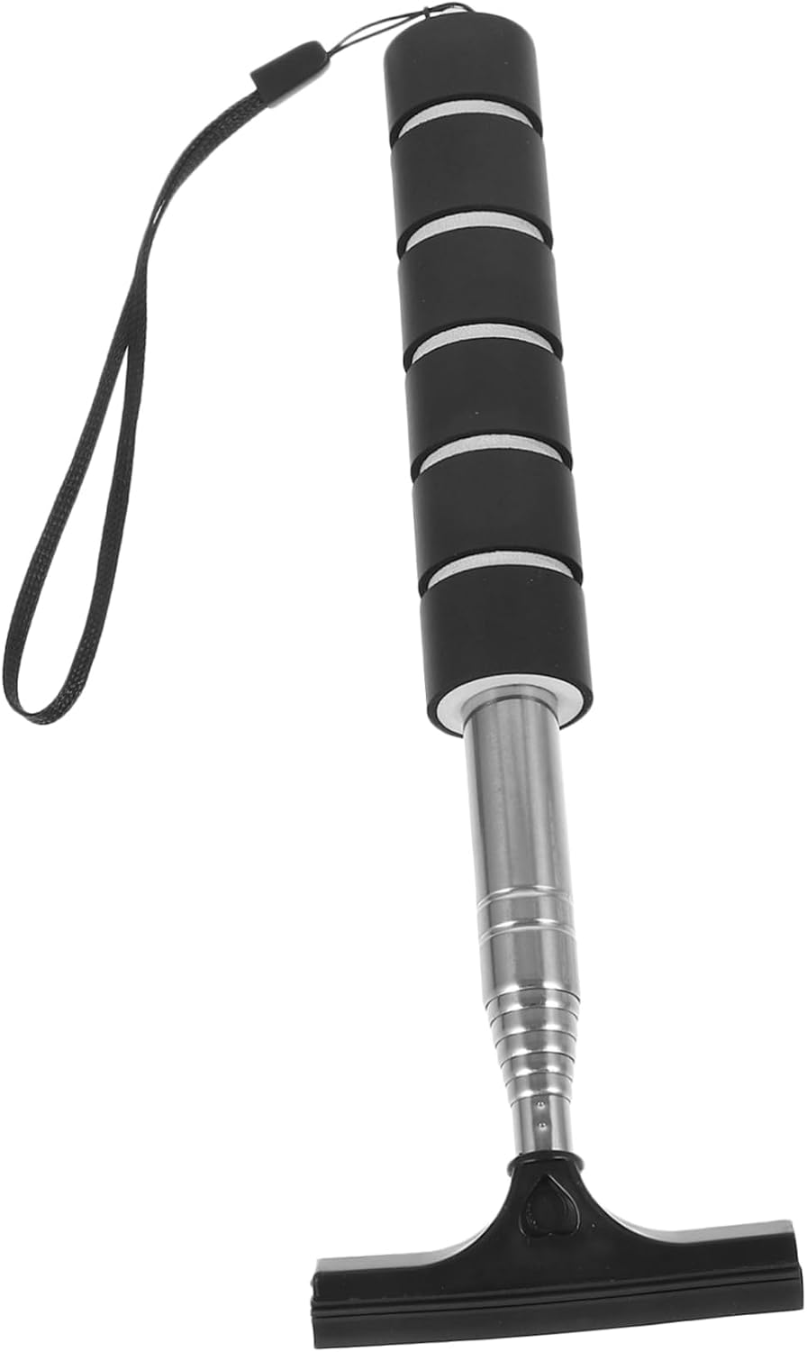 Retractable Car Mirror Wiper Portable Windshield Cleaner Ergonomic Handle for Easy Use Compact Design for Convenient Storage for Rainy Days and -ups