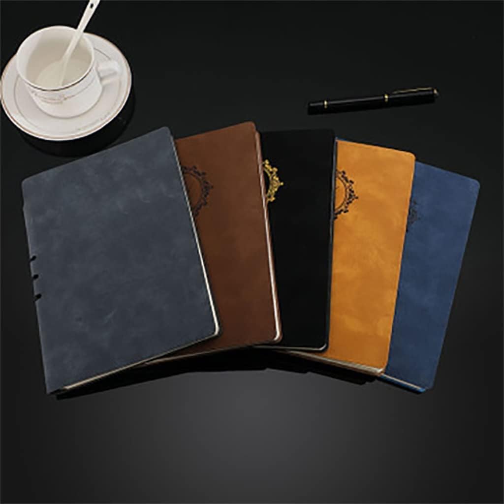 Stationery Diary Book Notepad Custom-Made Thick Business A5 Notebook Set Matte Texture (Color : E, Size : A5)