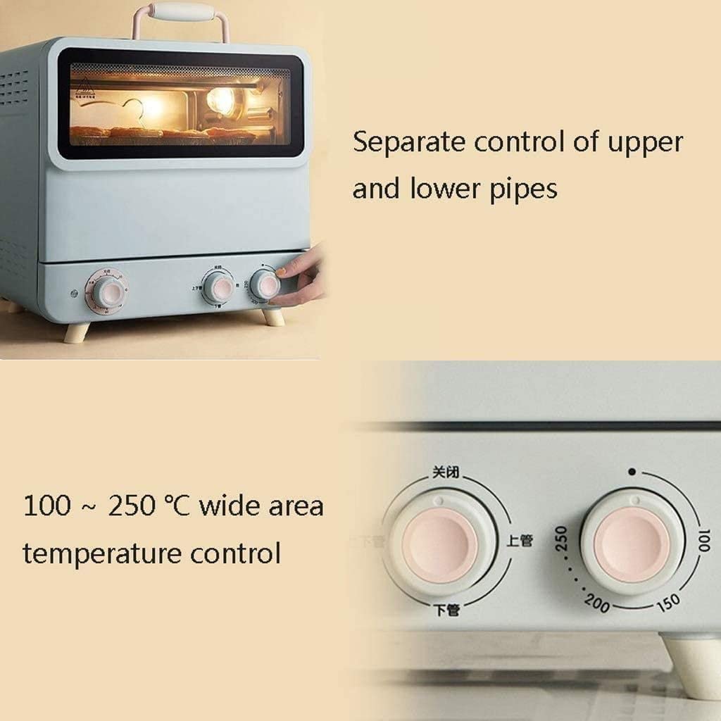 Forno Elettrico Ventilato, Piccolo forno elettrico for uso domestico a vapore integrato, temporizzazione della macchina, controllo della temperatura gratuito, mini forni da 20 litri