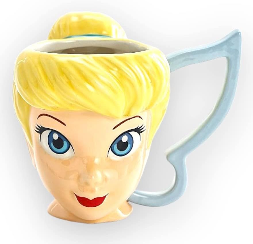 Disney Peter Pan Fairy Tinkerbell 3D Mug Cup Licensed Ceramic 400ml Tea Coffee Hot Chocolate