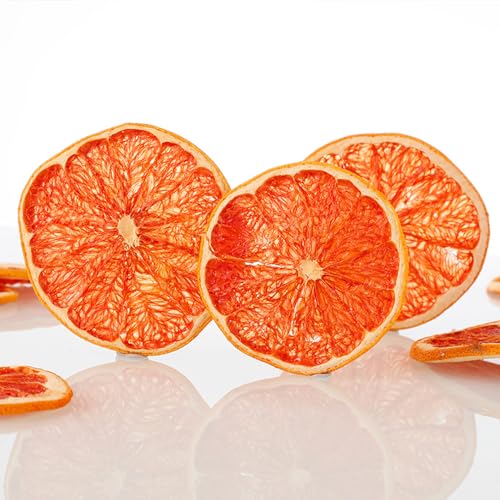 Tranches de pamplemousse séchées de qualité supérieure 100 g, pamplemousse déshydraté, 100 % naturel, sans additifs et sans sucre ajouté – vue 6