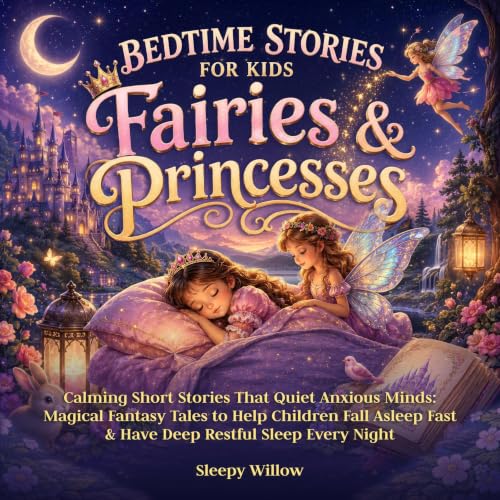 『Bedtime Stories for Kids: Fairies & Princesses』のカバーアート