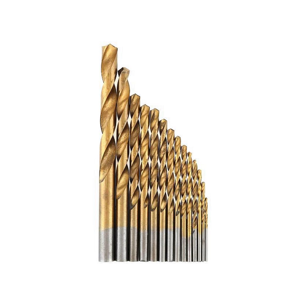 Set di punte da trapano rivestite in titanio HSS da 99 pezzi, set di punte da trapano Krachtige for utensili for la lavorazione del legno, acciaio e metallo