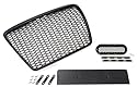 Kühlergrill Wabengrill Front Grill Emblemhalter kompatibel mit Audi A6 4F 2008-2011