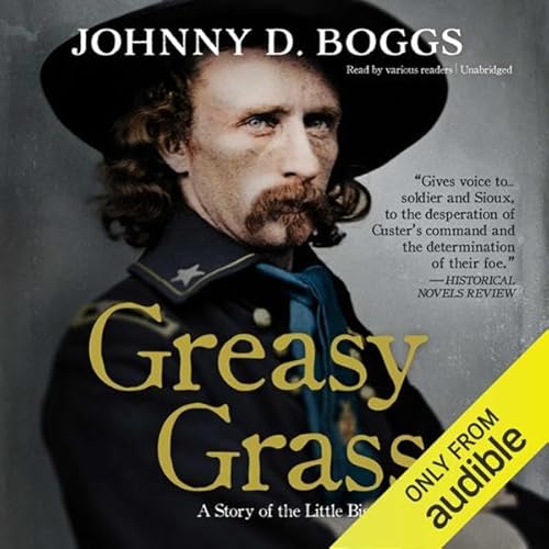 Greasy Grass Audiolivro Por Johnny D. Boggs capa