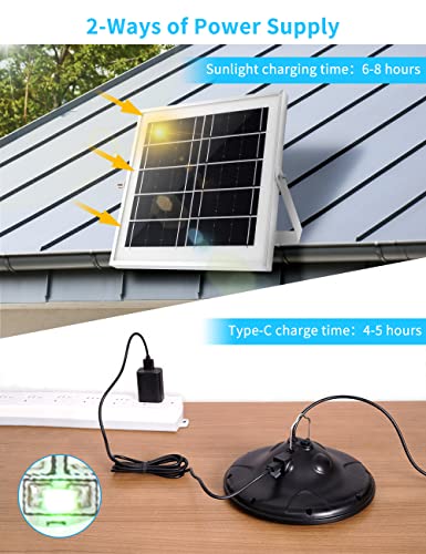 Solar-Hängeleuchte für den Innen- und Außenbereich – Solar-Bewegungsmelder, batteriebetrieben, Kronleuchter, LED… – Bild 7