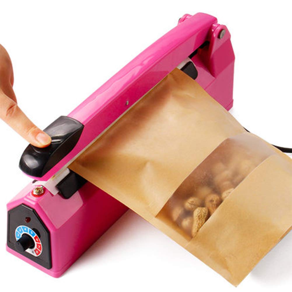 Sigillatrice A Pressione Manuale Sigillatrice A Impulsi Sigillatrice Per Uso Domestico In Sacchetti di Plastica Sacchetto di Alluminio Sacchetto di Carta Kraft Piccola Macchina di Tenuta Portatile