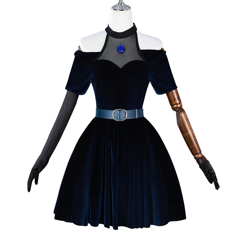 Mizi Mizi Kostium Cosplay, na Halloween, Boże Narodzenie, imprezę, kompletny zestaw, kostium Mizi, przebranie na prezent