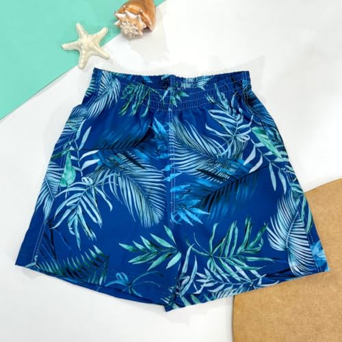 Bermuda Short Tactel Infantil Juvenil Masculina Com Elastano (BR, Numérico, 16, Padrão, Folhagem Mar