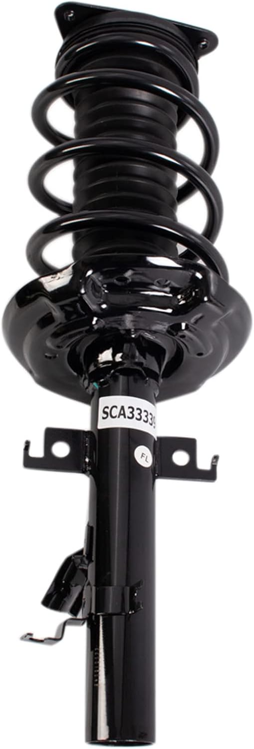 TRQ Front Left Complete Strut & Coil Spring Assembly Drivers Side Compatible with 2014-2020 Nissan Rogue 2017-2021 Rogue Sport