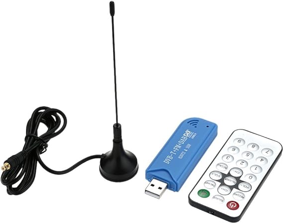 Festnight Mini Digital Usb 2 0 Tv Stick Dvb T Dab Fm Rtl2832u R820t2 Sdr Tuner Empfanger Mit Antenne Und Fernbedienung Installations Cd Laufwerk Amazon De Computer Zubehor