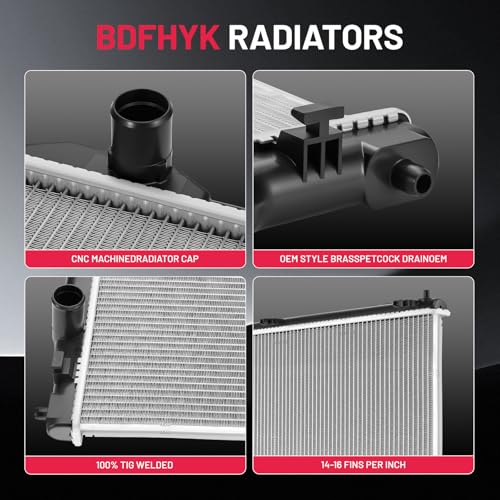 Image of BDFHYK 2968 Aluminum Radiator for Lexus IS250, IS350 2006-2015