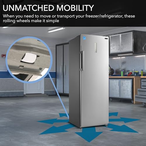 Whynter UDF-0831SSA 8.3 Cu.Ft. Energy Star Digital Stainless Steel Deep Refrigerator Upright Freezer thumb #5
