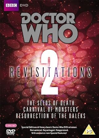 Doctor Who Revisitations 2 The Seeds Of Death Carnival Of Monsters Resurrection Of The Daleks Dvd Amazon Co Uk Patrick Troughton Jon Pertwee Peter Davison Frazer Hines Wendy Padbury Katy Manning Janet