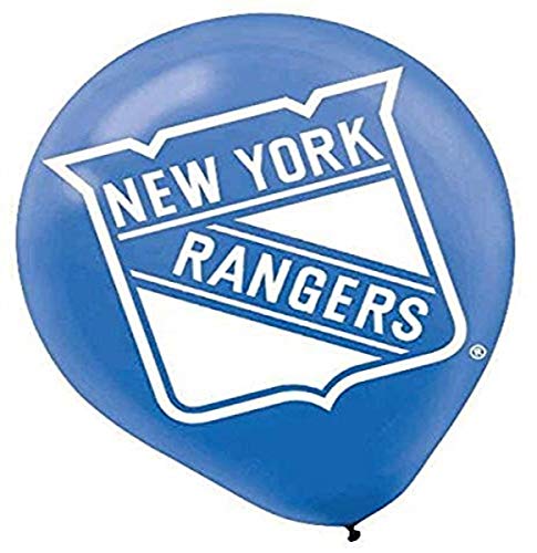 Latex New York Rangers amscan bllns globos deportivos para eventos de seguidores