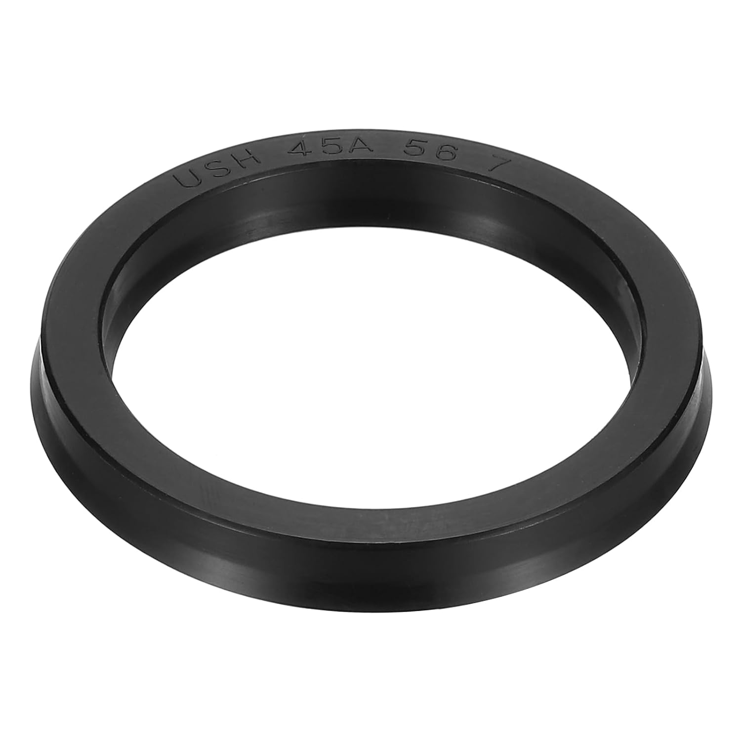 PATIKIL USH Radial Shaft Seal, 45mm ID x 56mm OD x 7mm Width Nitrile Rubber Oil Seal for Bearing Shaft Oil Pumps Engines, Black