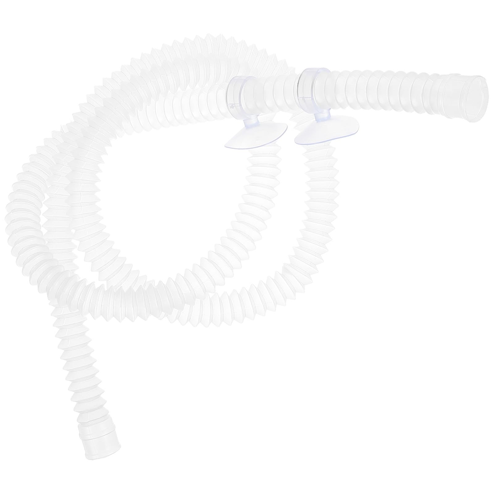 DOITOOL Tubo Flexible del Humidificador Terrario para Reptiles y Recipientes de Vidrio, con Ventosa Estable, Manguera Extensible de Plástico Reutilizable