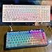 Elacgap PBT Keycaps 127 Keys Cute Graffiti Keycaps Set, XDA Profile, Dye-Sublimation Key Caps for Cherry Gateron MX Switches Mechanical Keyboard