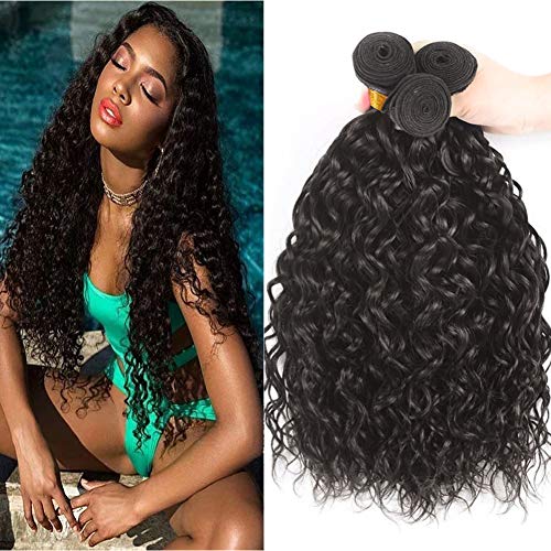 Water Wave Bundles(22 24 26 inch) Wet and Wavy Bundles 100% Unprocessed Brazilian Virgin Human Hair Bundles Natural Color
