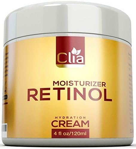 Best with Clia 2.5% Retinol Night Cream Moisturizer for Face, Eyes 4oz