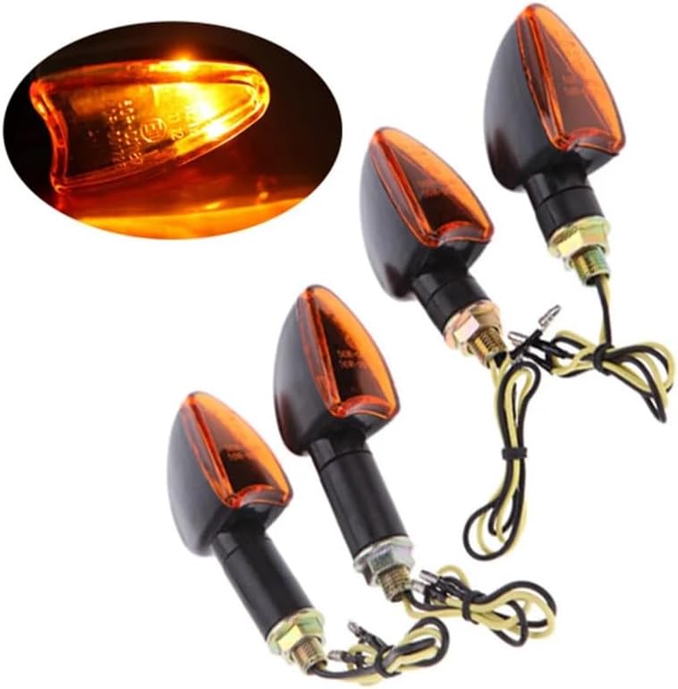 バイク ウインカーライト オートバイの方向指示灯 フロント バック 点滅灯 ウインカー フラッシュランプ ユニバーサル