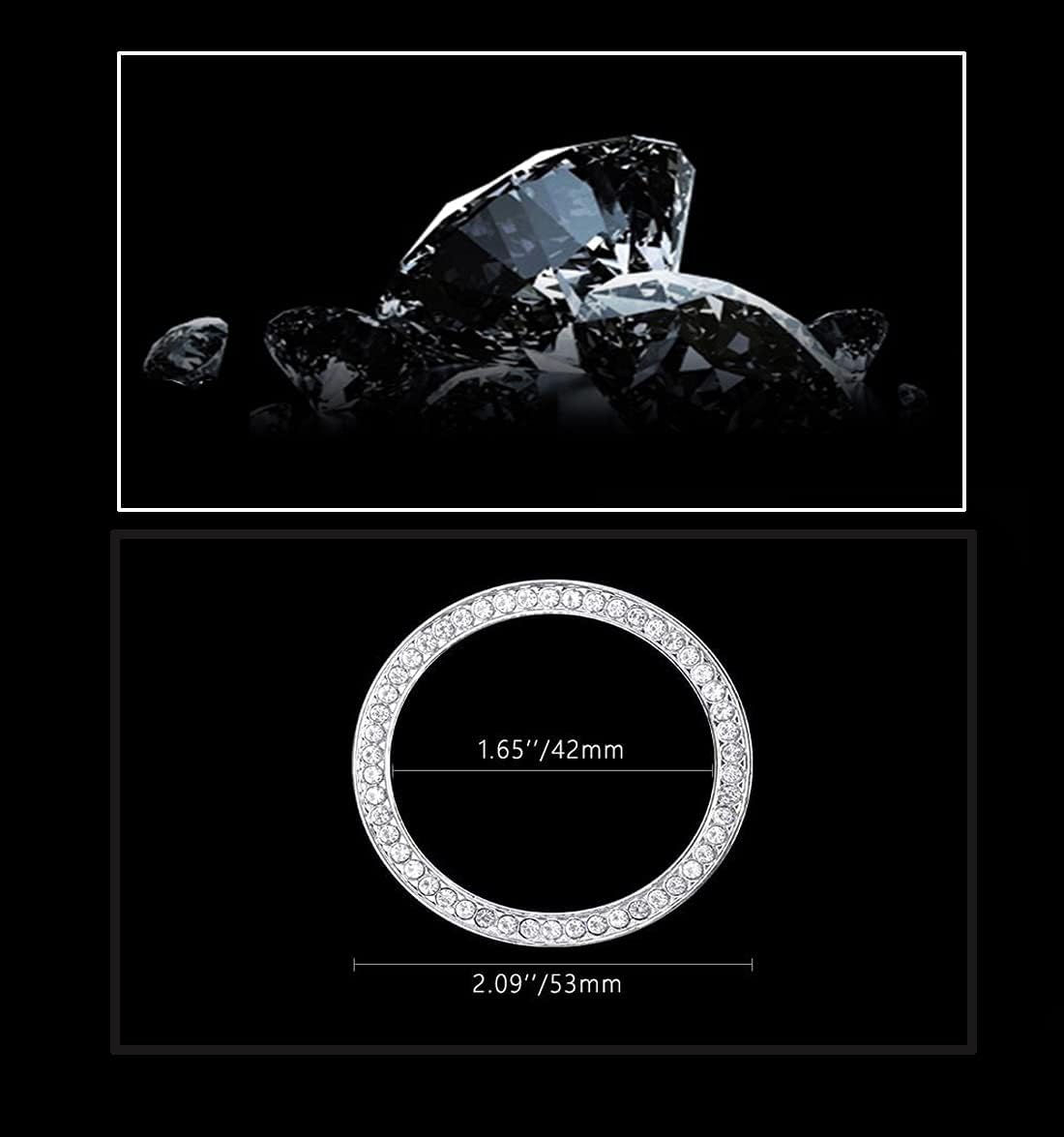 Crystal Clock Cover Diamond Outer Ring Compatible with Lexus NX2015-2017 NX200 NX300 F Sport AWD FWD