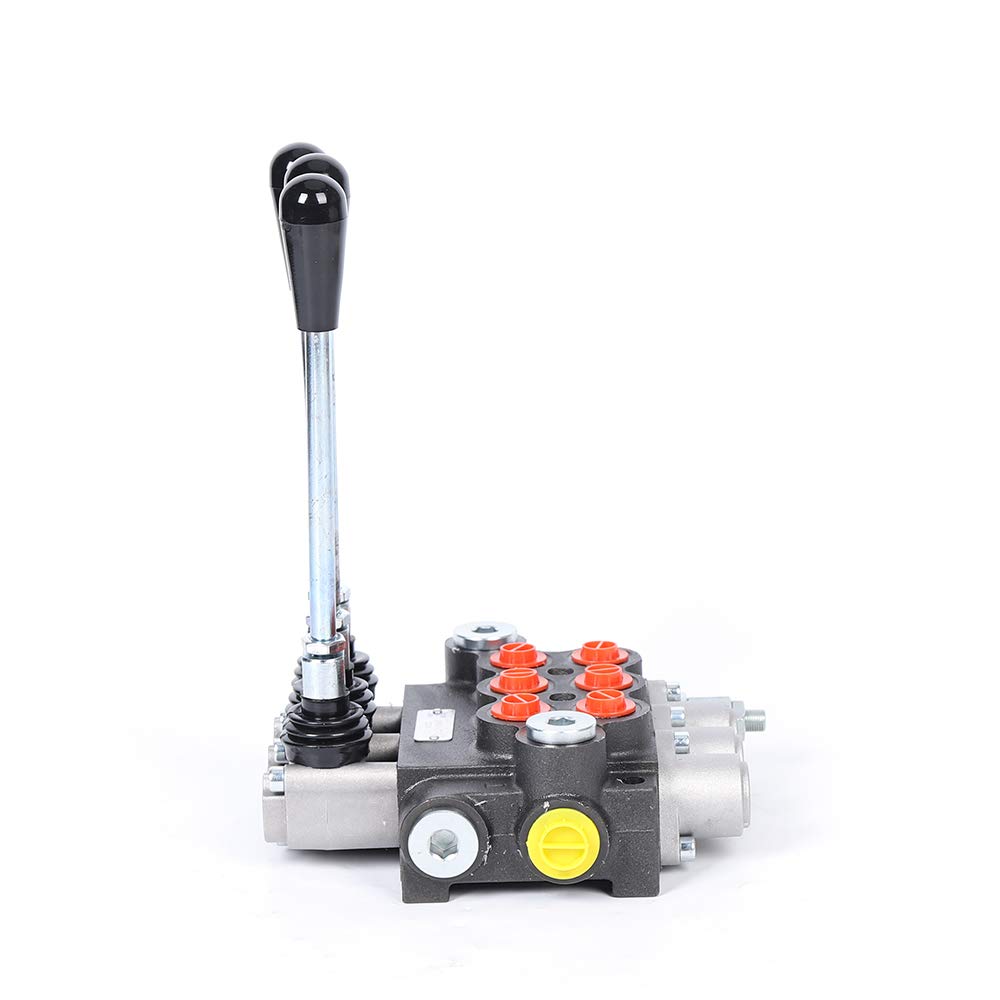 3 Spool 3600psi P40 Idraulico Direzionale Valvola Multidirezionale Regolabile 60L/min Spool Idraulico Directional Control Valve