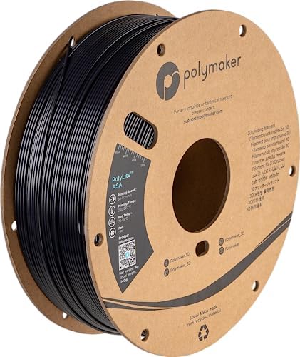 ポリメーカー(Polymaker) 3Dプリンター用高耐候性フィラメント PolyLite ASA 1.75 mm ブラック