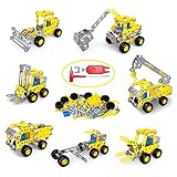 Ferthor Fun 7 in 1 STEM Toys,Creative Set for Boys Age 8-12,Learning Engineering Kids Building Blocks Model Kits,Metal Construction Toys for Kids 8 9 10 11 12+ Year Old(180PCS No Motor)
