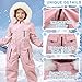 AiWMGL Toddler Snowsuit 2T 3T 4T 5T Baby Boy Girl Winter Snow Ski Suit Clothes Hooded Jumpsuit Romper Coat Outwear