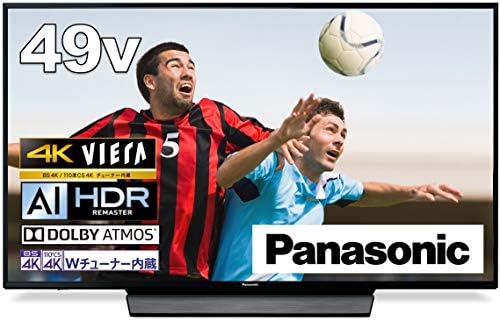 Amazon | パナソニック 49V型 4Kダブルチューナー内蔵 液晶 テレビ 