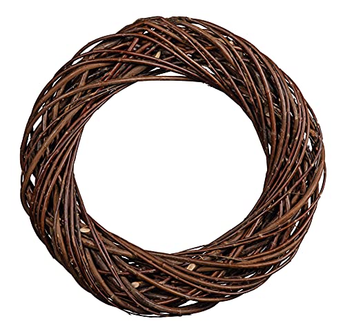 Natural Willow Chunky Wreath (Dark, 55)