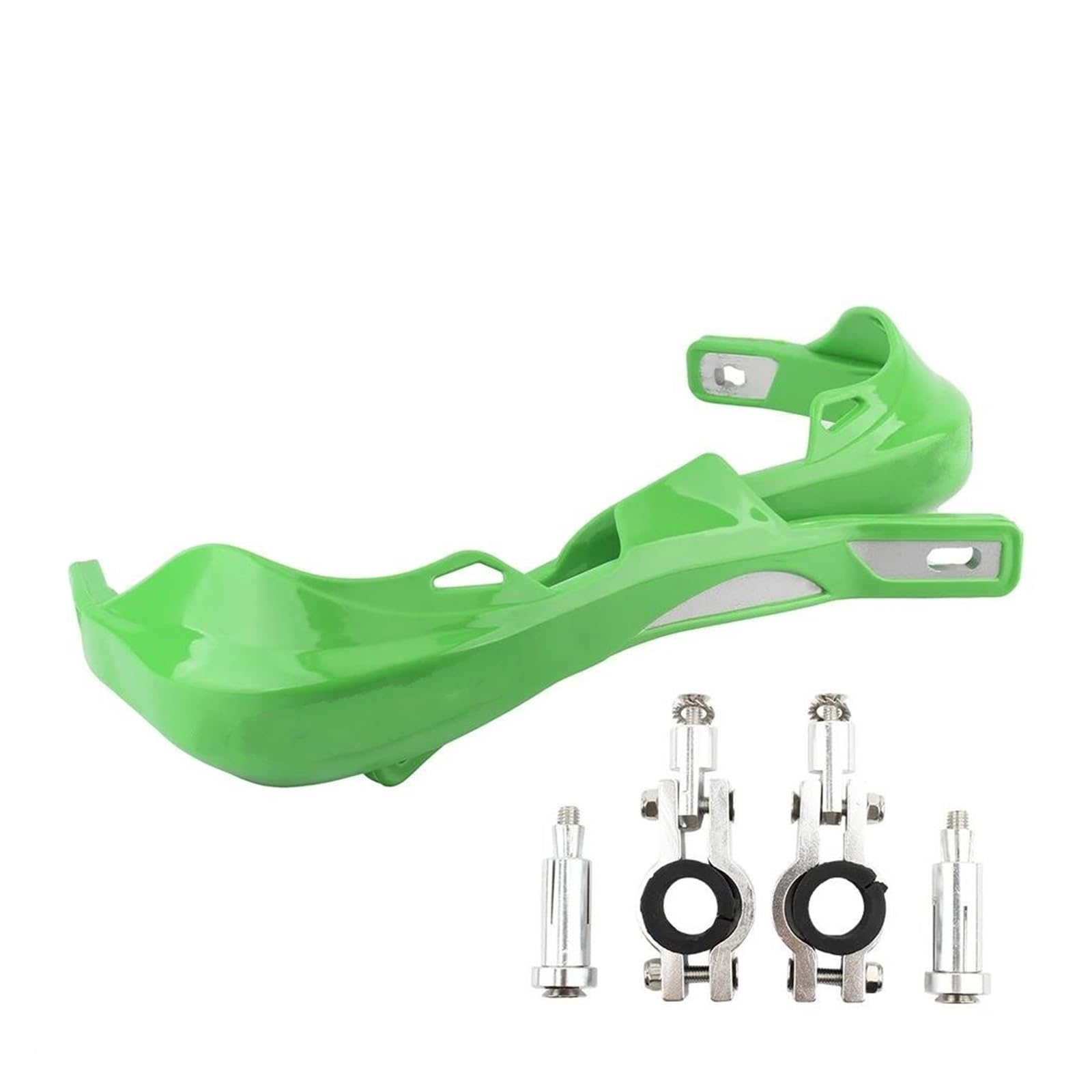 Protector de Manillar Universal de 22 mm y 28 mm para la mayoría de Las Motocicletas y Motos de Cross(Verde)