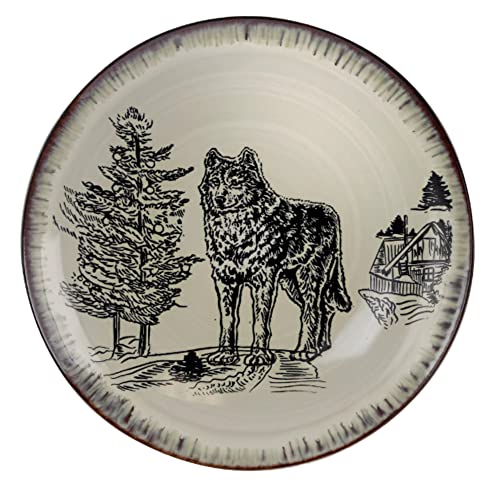 Elama 930112047M Round Stoneware Cabin Dinnerware Dish Set thumb #4