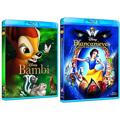 Bambi 2011 Blu-ray y Blancanieves pack de películas de animación en formato físico 2