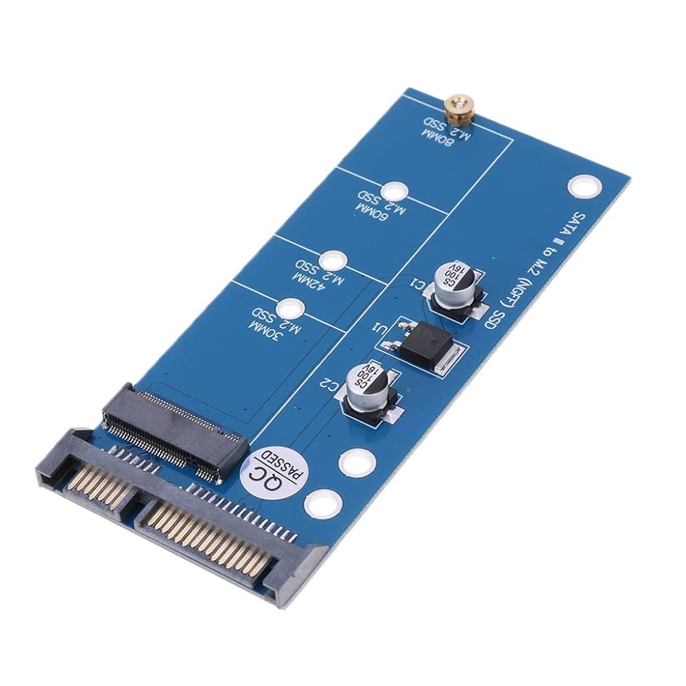 J12　SSD変換アダプタ Amazon | M.2 MSATA NGFF SSD to SATA 変換アダプタ PCIE 3.0