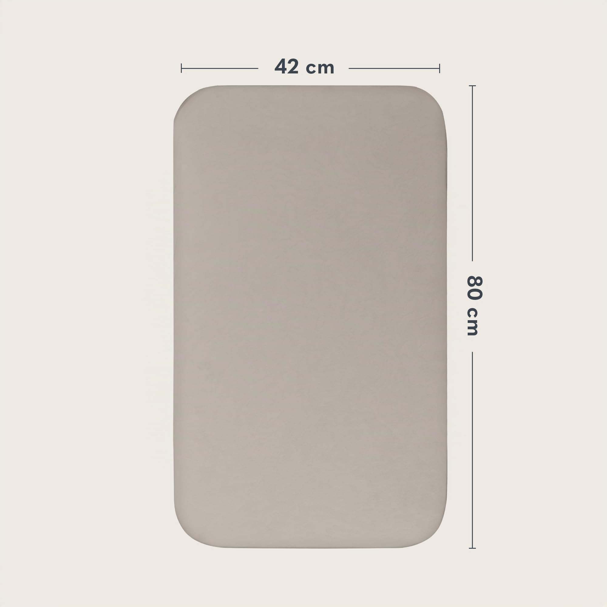 Lionelo Bambus-Spannbettlaken 80x42 cm, 2er-Set. Für Babys, für Beistellbetten und Babybetten, Natürliches Material, Atmungsaktiv, Hautfreundlich, Bamboo Sheet