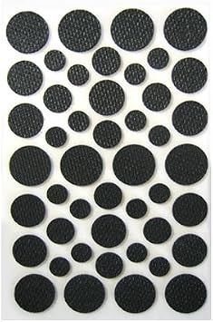 Cleverbrand Light Duty Non Slip Rubber Protector Pads - 10 Sheets 46 Pcs/Sheet
