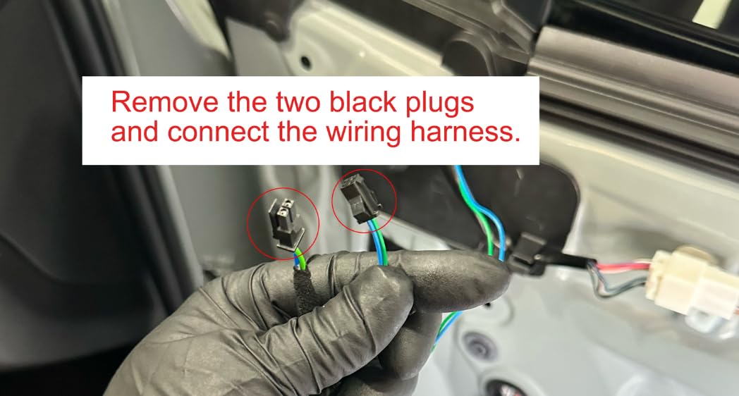 for Toyota RAV4 2019-2024 Remote & LED Blue Light Switch Control Side Mirror Automatic Folding - Unfolding Car Accessories