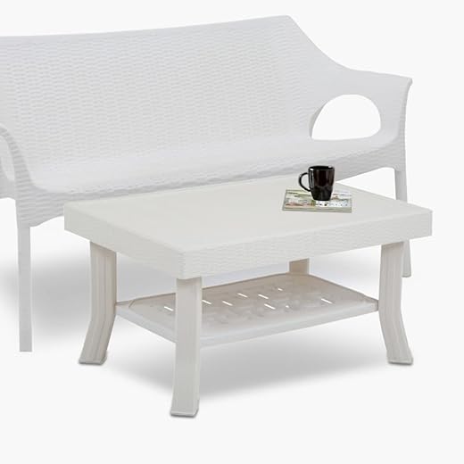 Abigail Polypropylene Coffee Table - White